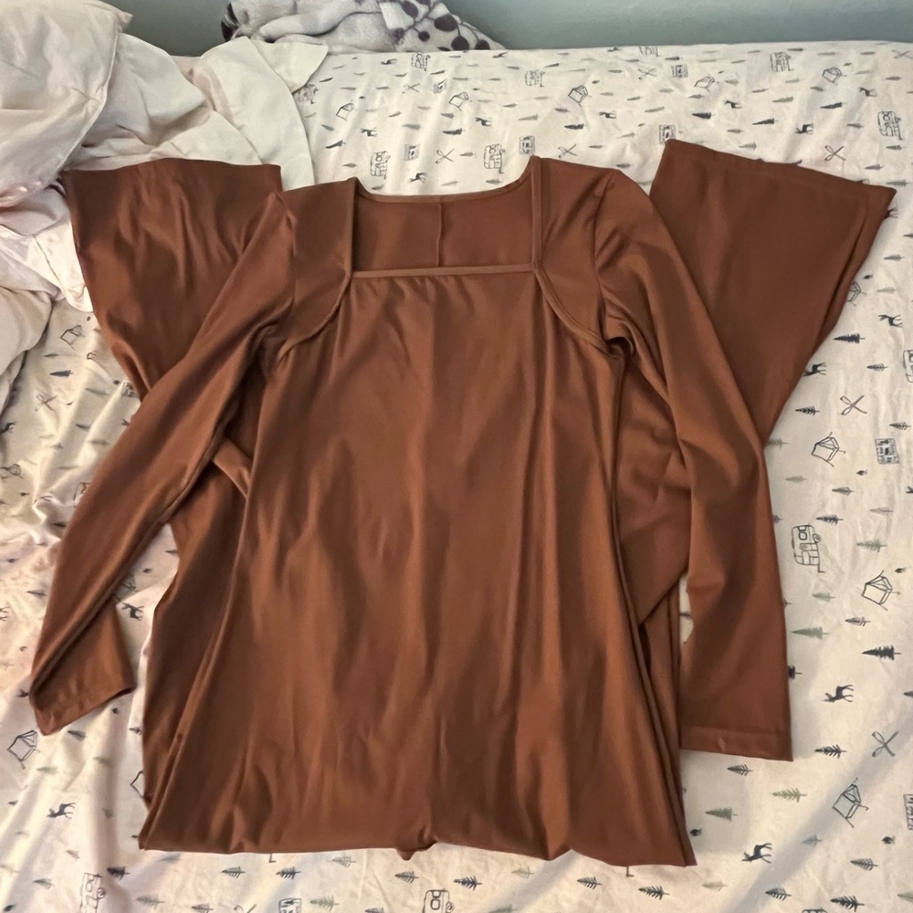 Elegant Brown Women's Bodysuit
